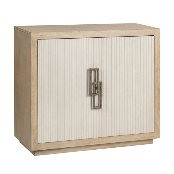 Crestview Collection Transitional Cabinet With Antique Nickel Pulls - Stylish Living Room Storage Solution, No Assembly Required Tan Solid Wood Cvfdr1218