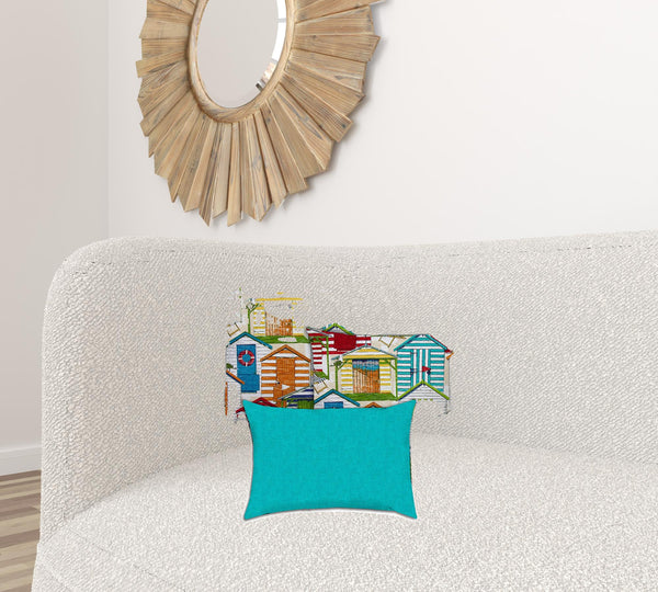 Homeroots Set Of Three 19" X 19" Orange And White Zippered Solid Color Throw Indoor Outdoor Pillow Cover  Uv Protected Polyester 472742