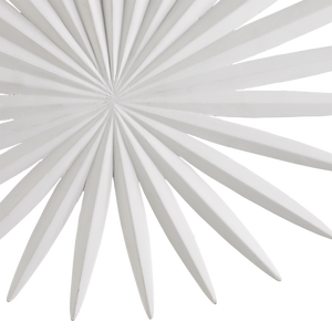 Bismarkia White Wall Sconce - Nature-Inspired Design by Marjorie Skouras, LED, Handcrafted Elegance