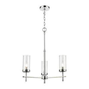 Melinda 21'' Wide 3-Light Chandelier - Polished Chrome 47305/3 Elk Lighting