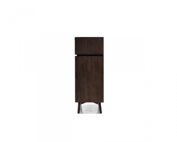 Homeroots 39" Acacia Solid Wood Four Drawer Dresser  Solid Wood 473075