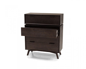 Homeroots 39" Acacia Solid Wood Four Drawer Dresser  Solid Wood 473075