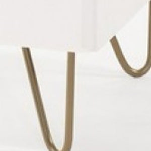 Homeroots 30" White Manufactured Wood Five Drawer Chest  Manufactured Wood 473084