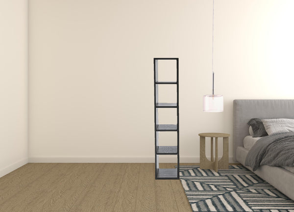 Homeroots 35" Grey Manufactured Wood Five Drawer Chest  Manufactured Wood 473088