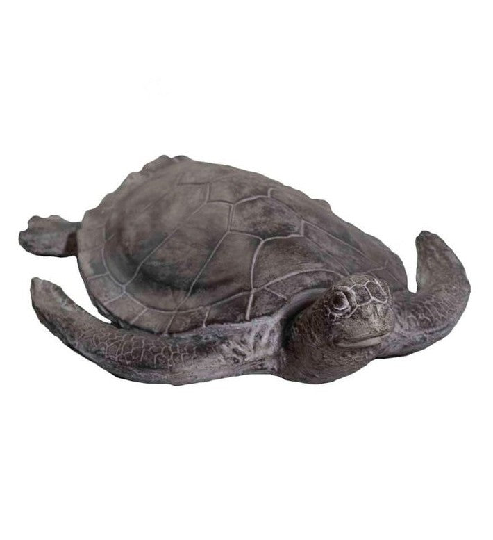 Homeroots 22" Sea Turtle Indoor Outdoor Statue  Resin 473194