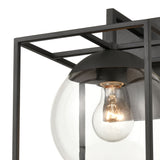 Cubed 11'' High 1-Light Outdoor Sconce - Charcoal 47321/1 Elk Lighting