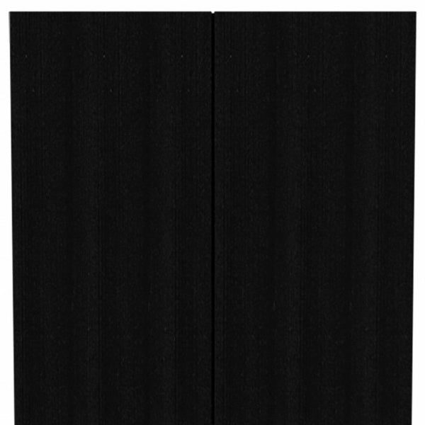 Homeroots 71" Black Combo Dresser  Manufactured Wood 473299