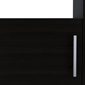 Homeroots 23" Faux Wood Nightstand With Storage   473300