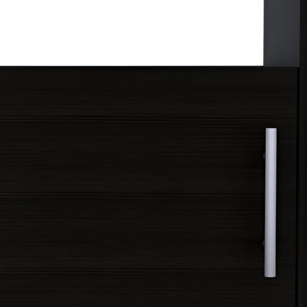 Homeroots 23" Faux Wood Nightstand With Storage   473300