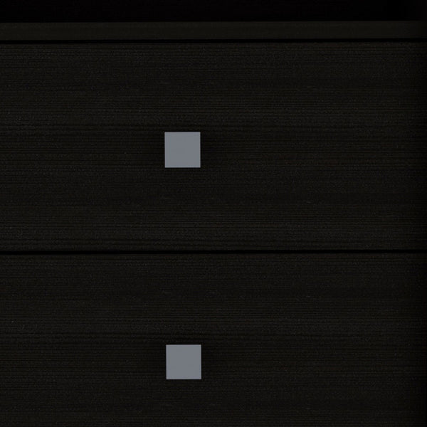 Homeroots 22" Two Drawer Faux Wood Nightstand   473301