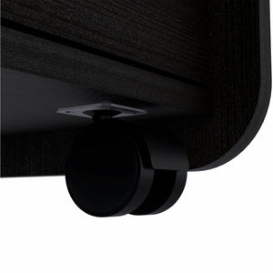 Homeroots 22" Two Drawer Faux Wood Nightstand   473301