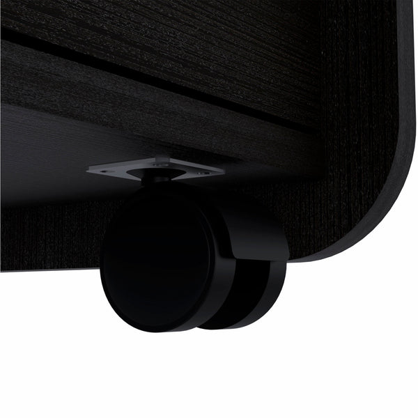 Homeroots 22" Two Drawer Faux Wood Nightstand   473301