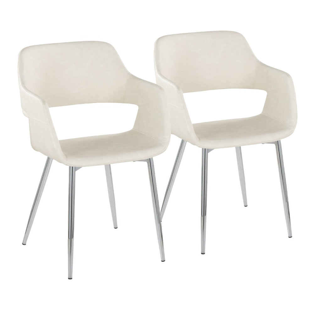 English Elm Contemporary Grey Fabric Dining Chairs with Black Metal Legs for Modern Interiors B202S01281