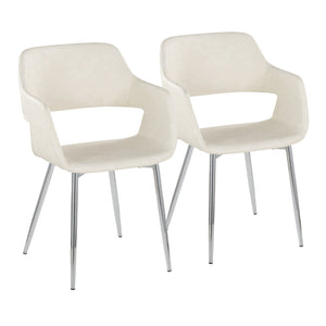 English Elm Contemporary Grey Fabric Dining Chairs with Black Metal Legs for Modern Interiors B202S01281