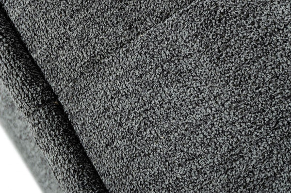 Homeroots Modern Charcoal Gray Floor Pillow Modular Sectional Sofa   473574