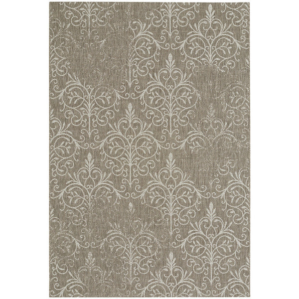 Capel Rugs Finesse-heirloom Barley: Timeless Elegance With Scrollwork Designs For Indoor & Outdoor Spaces Barley, Ivory 100% Olefin 4736rs03110506675