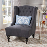 Christopher Knight Home® - Noble House - Toddman High-Back Fabric Club Chair