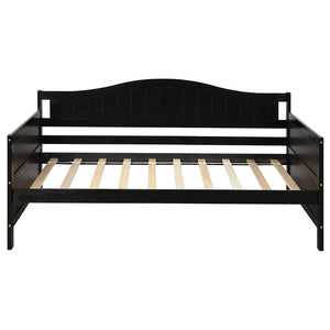 Homeroots Espresso Wood Twin Bed Frame  Manufactured Wood 473800