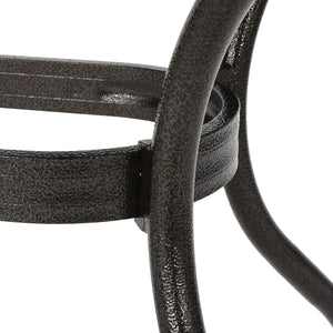 English Elm Christopher Knight Home® - Ravenna Bronze 6-Person Cast Aluminum Patio Dining Set with Floral Lattice Table, Rust-Resistant 54589.00BZE-6_57704.00