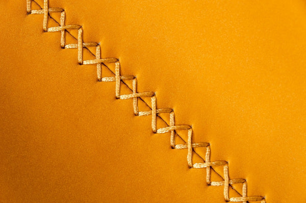 Homeroots Set Of Two 30" Orange And Silver Faux Leather And Steel Low Back Bar Height Bar Chairs   473886