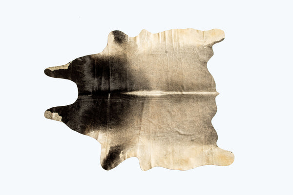 Homeroots 5' X 7' Grey Normande Cowhide Ombre Cowhide Handmade Area Rug  Cowhide 473906