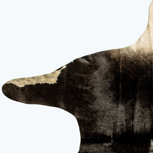 Homeroots 5' X 7' Grey Normande Cowhide Ombre Cowhide Handmade Area Rug  Cowhide 473906