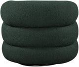 Roxbury Green Boucle Fabric Swivel Accent Chair 473Green Meridian Furniture