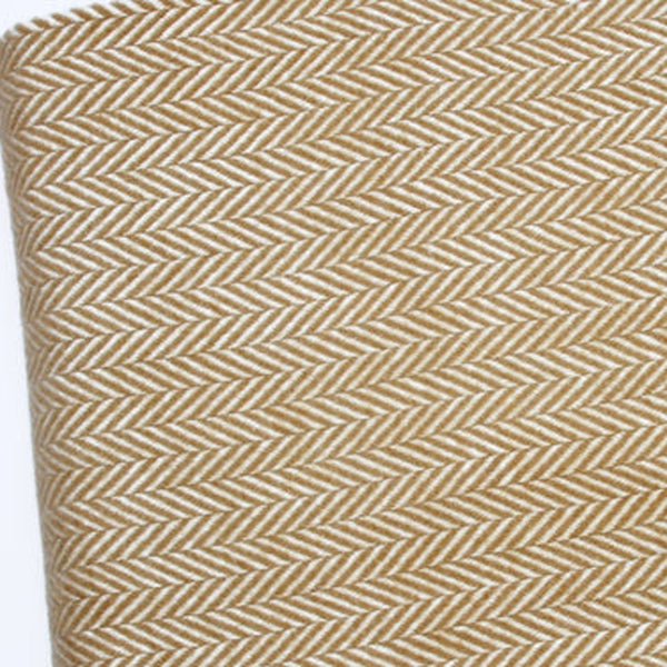 Homeroots Copper And White Dreamy Soft Herringbone Throw Blanket  Cotton 474031