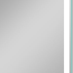 Homeroots 36" Silver Lighted Unframed Bathroom Vanity Mirror  Glass 474122