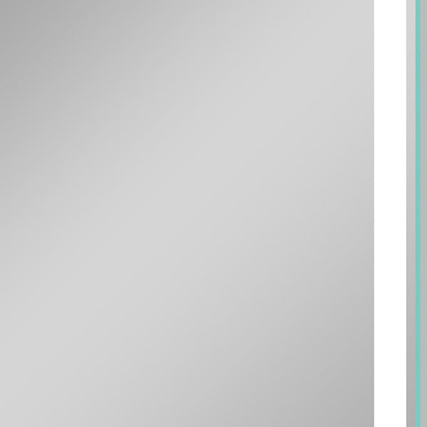 Homeroots 36" Silver Lighted Unframed Bathroom Vanity Mirror  Glass 474122