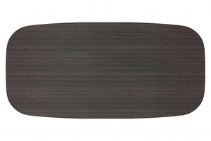 Homeroots 52” Mod Scandi Black Wood Coffee Table   474127