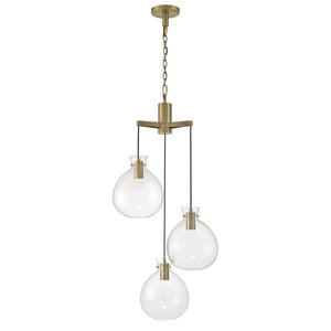 Selina 22'' Wide Integrated LED Chandelier - Antique Brass 4743-AN-CL Norwell