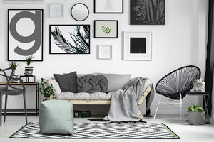 Homeroots 17" Green Polyester Cube Indoor Outdoor Pouf Ottoman Green  474354