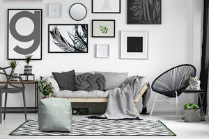 Homeroots 17" Green Polyester Cube Indoor Outdoor Pouf Ottoman Green  474385