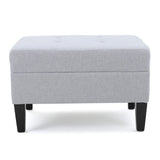 Christopher Knight Home® - Noble House - Zahra Contemporary Tufted Fabric Ottoman