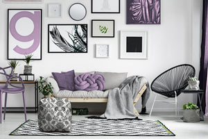 Homeroots 17" Gray Polyester Cube Indoor Outdoor Pouf Ottoman Charcoal  474478