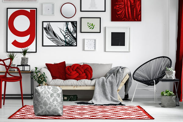 Homeroots 17" Gray Polyester Cube Indoor Outdoor Pouf Ottoman Grey  474487