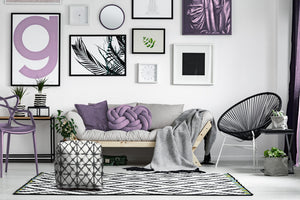 Homeroots 17" Gray Polyester Cube Indoor Outdoor Pouf Ottoman   474619