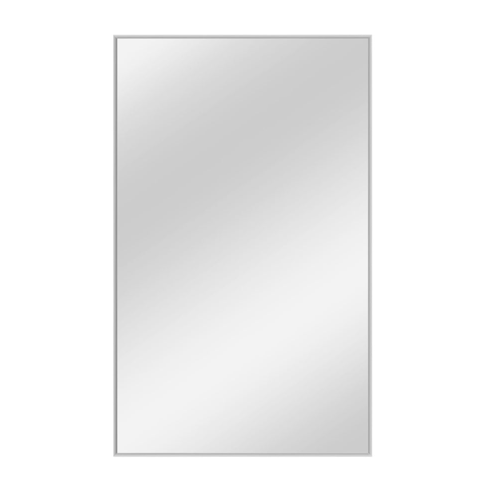 Homeroots 51" Silver Metal Framed Accent Mirror  Glass 474697