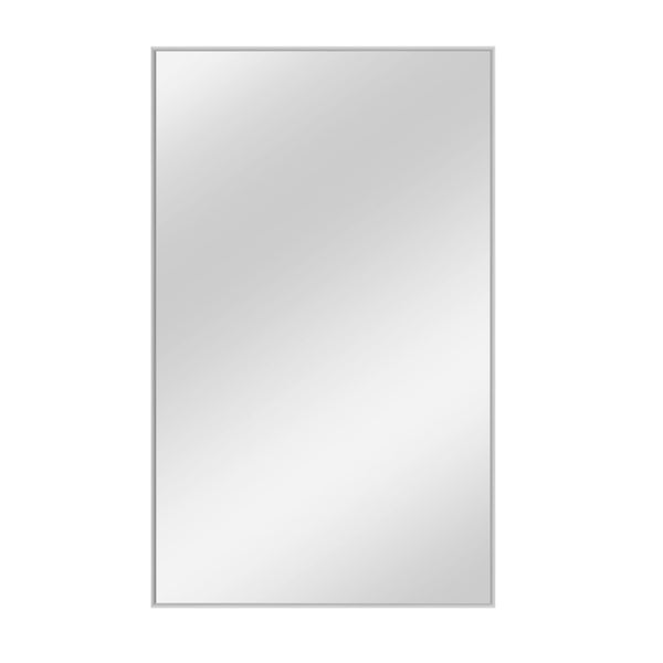 Homeroots 59" Silver Metal Framed Accent Mirror  Glass 474700