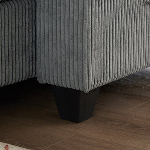 English Elm Convertible Chaise Lounge Sofa Chair With Usb Ports, Storage & Cup Holders – Ideal For Small Spaces! N719S002021E