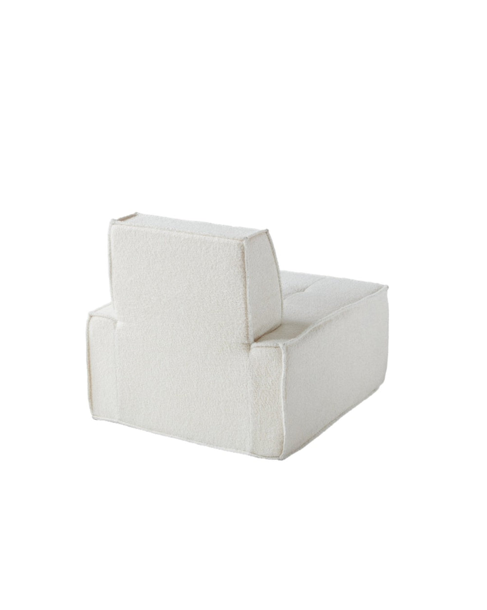 English Elm L-shaped Modular Floor Sofa Plush Sherpa Sectional for Living Room Reading Nook W1960S00017