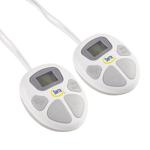 JLA Home Serta - Heated Serta Plush Mattress Pad — Quilted, Ultra-Soft Heated Topper with 10 Heat Settings & Timer 75 L x 54 W x 0.8H ST55-0184