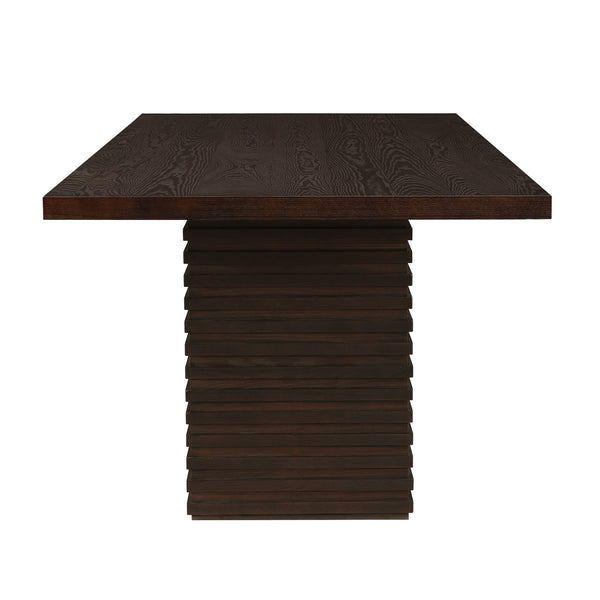 English Elm Christopher Knight Home® - 95Inches Espresso Dining Table - Modern Industrial Design For 6-10 Guests, Solid Wood & Durability N771P346933O_N771P346934O