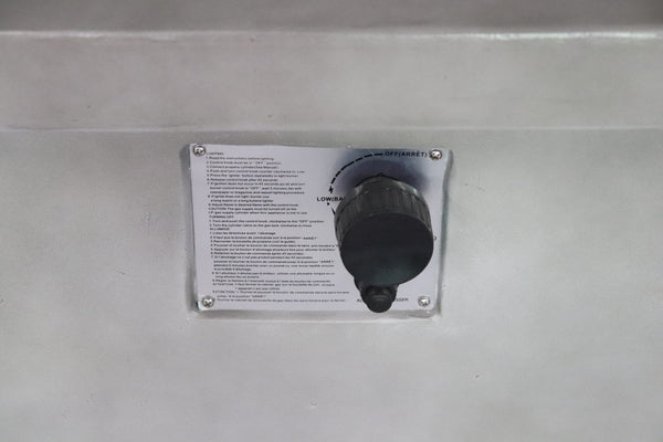 Homeroots Rectangular Grey Cement Gas Fire Pit With Lava Rocks   475093