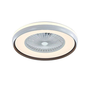 Homeroots Minimalist Led Light With Ceiling Fan  Metal 475195