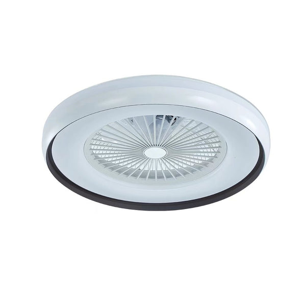 Homeroots Minimalist Led Light With Ceiling Fan  Metal 475195