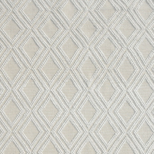 HomeRoots 5' Handmade Ivory Geometric Area Rug – Modern Style for Living Spaces, Durable & Versatile Design 9' X 13' 475221