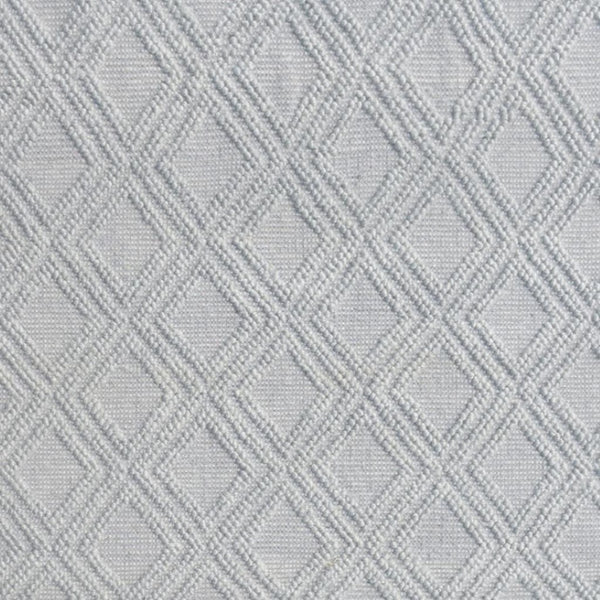 HomeRoots 5' Gray Geometric Handmade Area Rug - Modern Design, Durable, Soft Touch for Living Rooms & More 6' X 9' 475223
