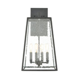 Meditterano 22'' High 4-Light Outdoor Sconce - Matte Black 47522/4 Elk Lighting